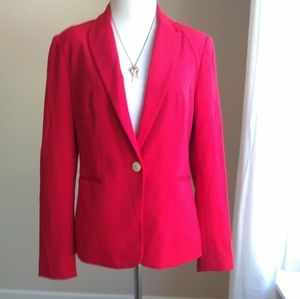 🎄Euc philosophy blazer- red, one button, small
